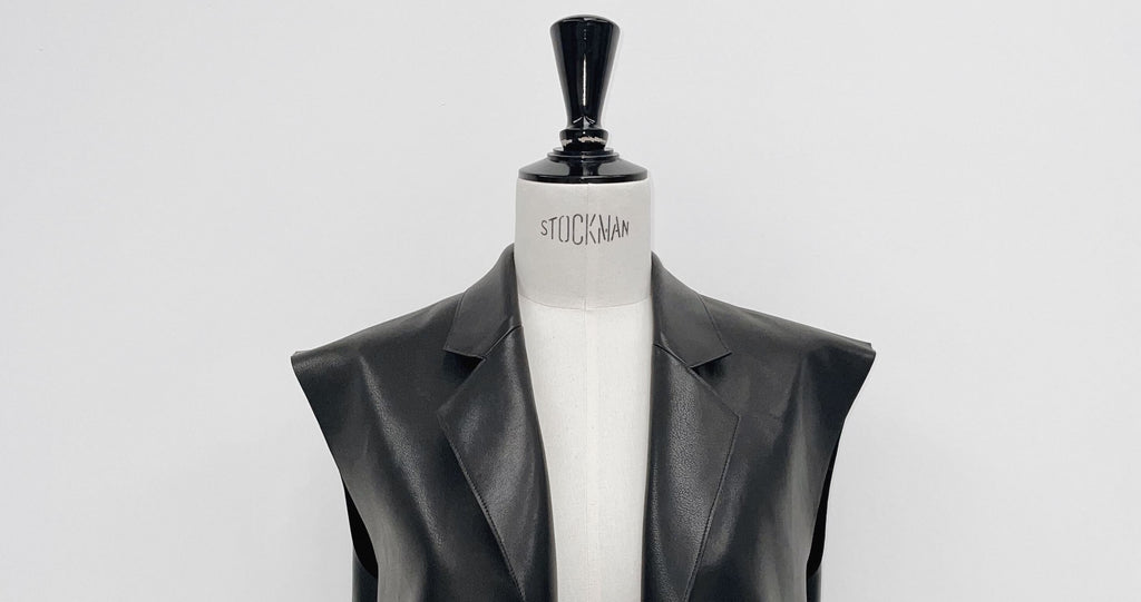 In the making: our best-selling leather blazer