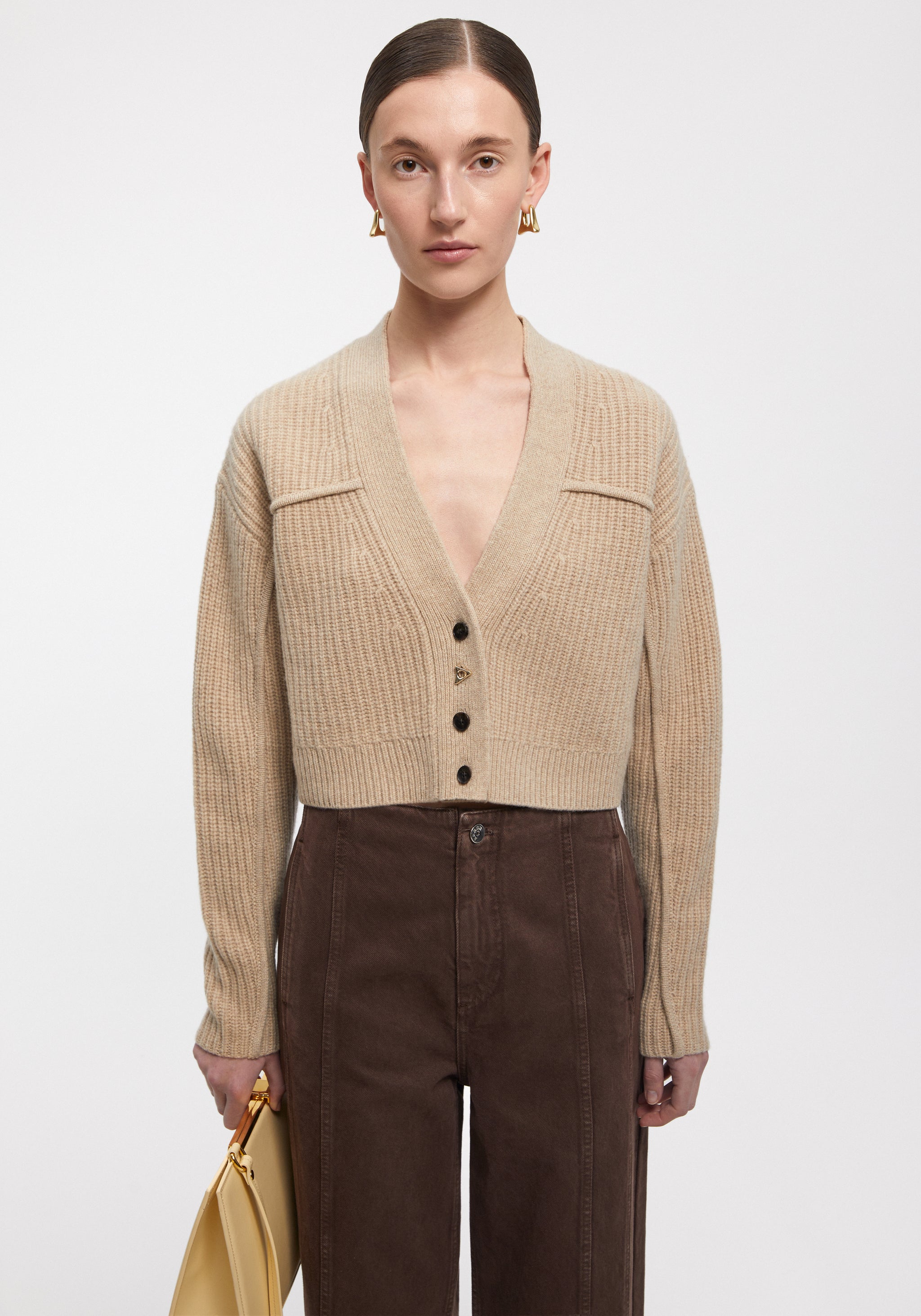 AERON 売れ筋商品|||エーロン ニット&セーター アウター レディース Sweaters Brown Sweaters & Cardigans – AERON